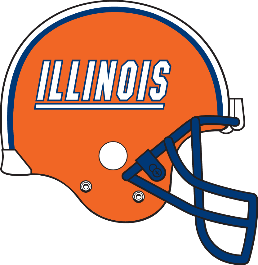 Illinois Fighting Illini 2012 Helmet Logo diy DTF decal sticker